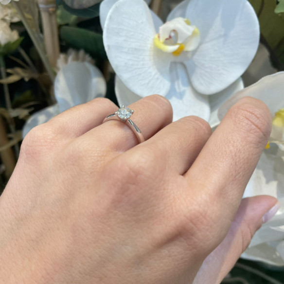 Anillo Compromiso Frida 1,5 Quilates Oro Blanco - Anillos Diamante 1 ct