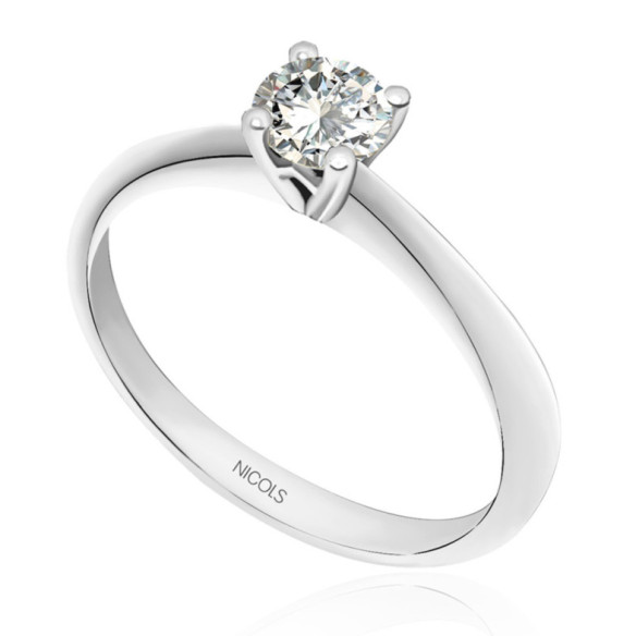 Frida 2 Carat Diamond Ring in White Gold - Diamond Rings Major 2 CT