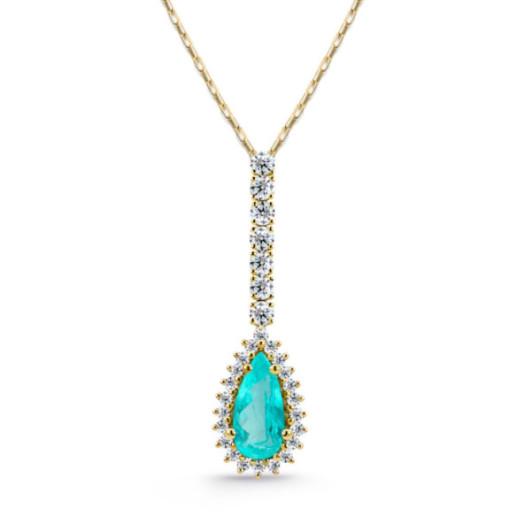 Collar Red Carpet Paraiba Pera - Alta Joyería