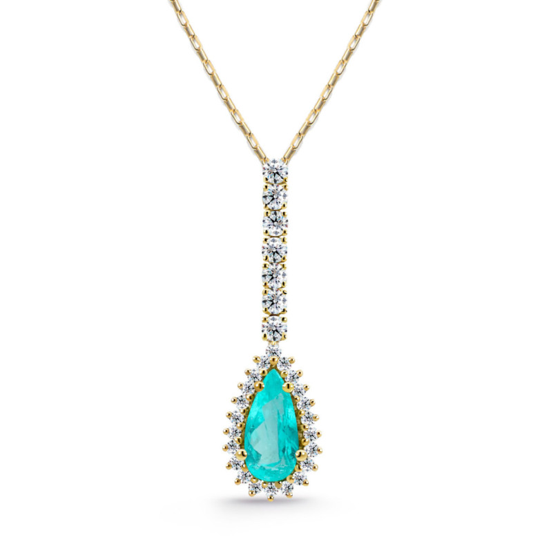 Collar Red Carpet Paraiba Pera - Alta Joyería