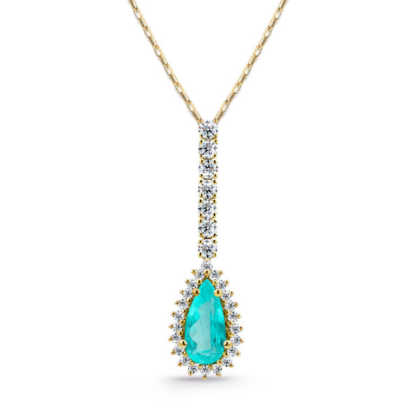 Collar Red Carpet Paraiba Pera - Alta Joyería