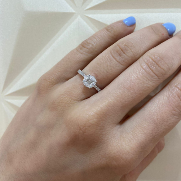 Engagement ring LOVE SPRING MED - Engagement rings Rosette