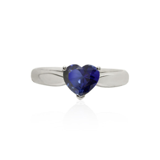 Saphir Herzring AZUL 0.80ct - Saphiringe 2