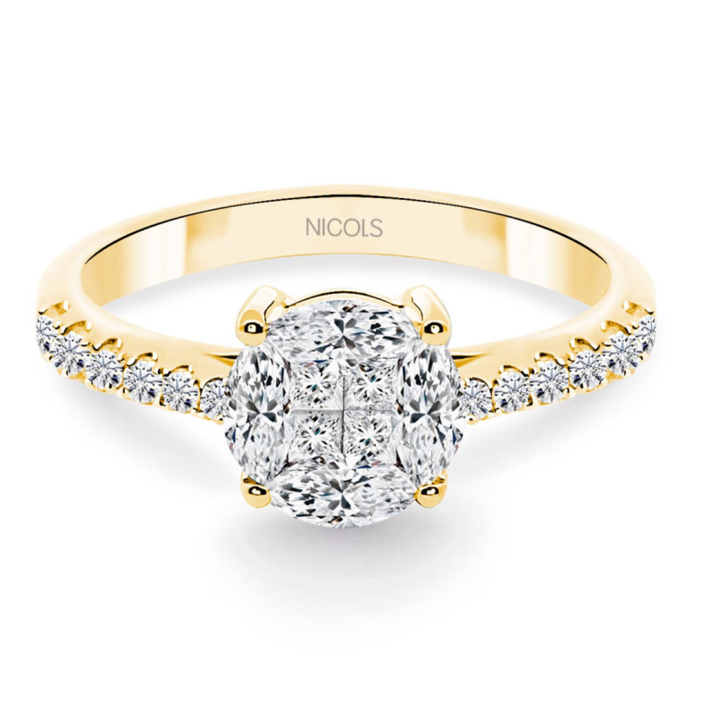 Anillo Spring Love Oro Amarillo 0,97 ct - Génial