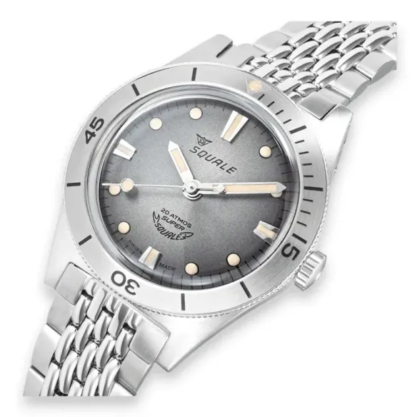 Squale Super-Squale Sunray Grey Bracelet - SQUALE
