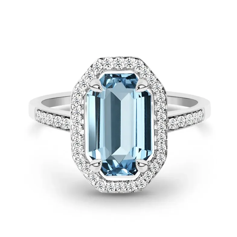 Perfect Geometry Topaz Ring - Rings other precious stones
