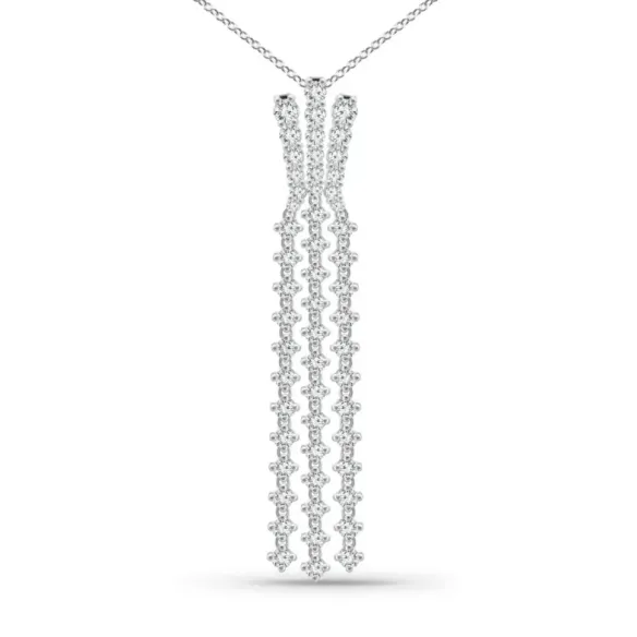 Colgante Diamantes Triple Riviere Constelación - Collares de Diamantes