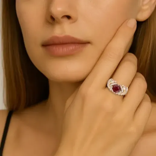 Anillo Red Carpet 1980 - Anelli altre pietre preziose 2