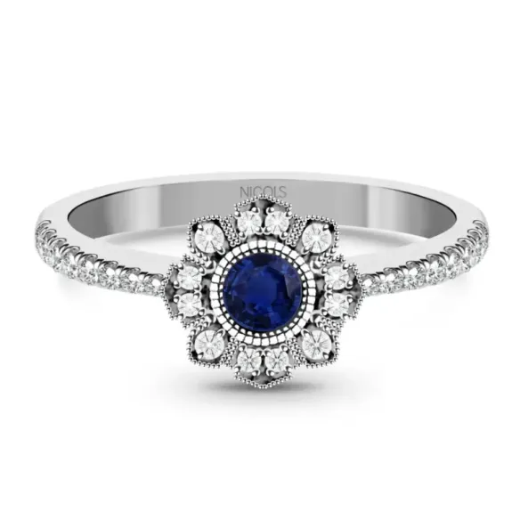 Anillo Zafiro Vintage Heritage - diseños vintage