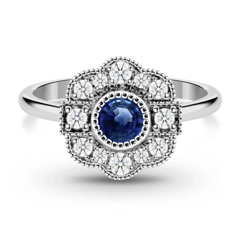 Anillo Zafiro Vintage Heritage - diseños vintage