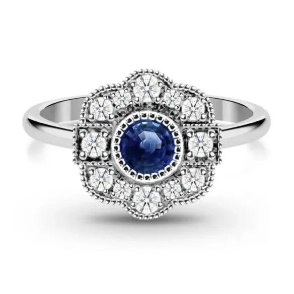 Anillo Zafiro Vintage Heritage - diseños vintage