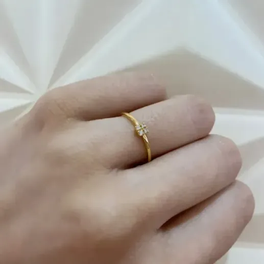 Anillo Mumite Oro Diamantes 0,05 Ct - Anillos de Diamantes 2