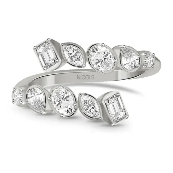 Anillo Diamantes Sion - design moderno