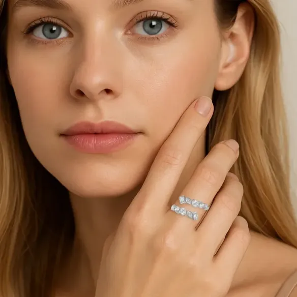 Anillo Diamantes Sion - designs modernos