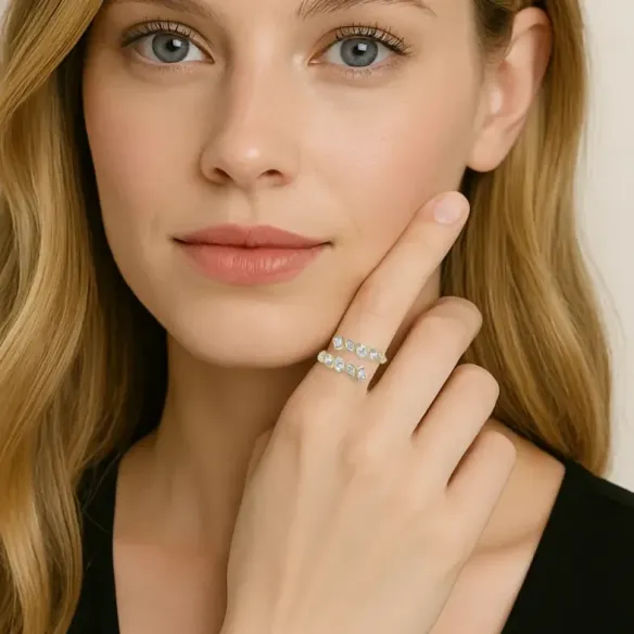 Sion Diamond Ring - Yellow Gold Modern Rings