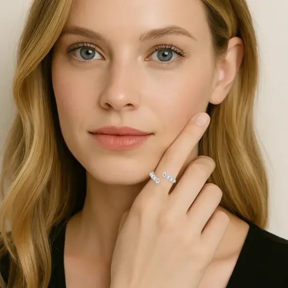 Anillo Diamantes Sion talla oval 1.00 ct. - diseños modernos