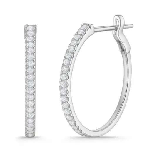 Pendientes Pendientes Diamond Classic - pendientes de aro