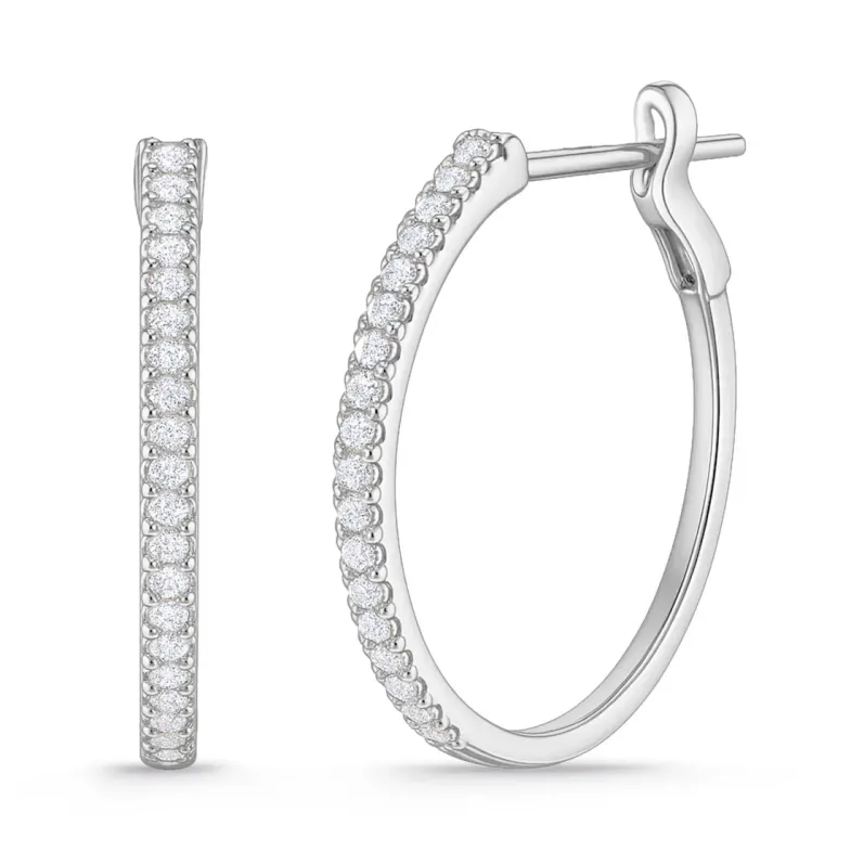 Pendientes Pendientes Diamond Classic - pendientes de aro