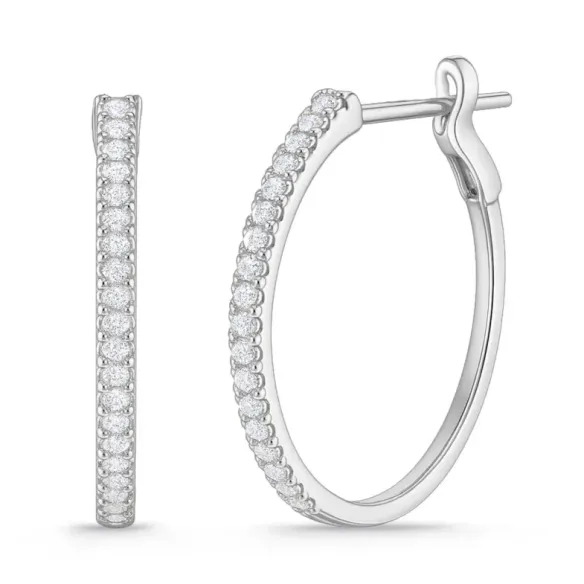 Pendientes Pendientes Diamond Classic - pendientes de aro
