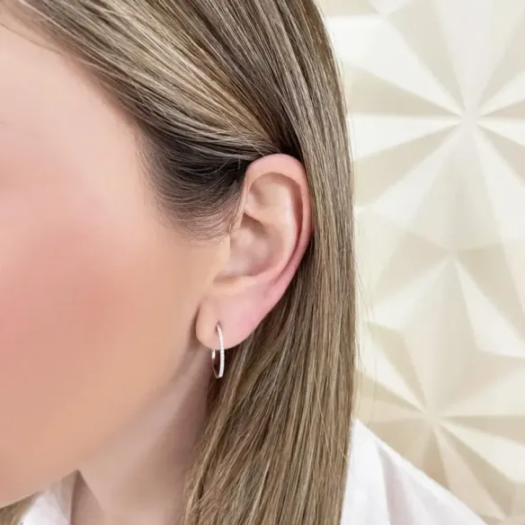 Pendientes Pendientes Diamond Classic - pendientes de aro
