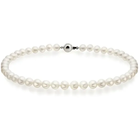 Collar Perlas Akoya 9-9.5mm Cultivadas Naturales - Colares de pérolas