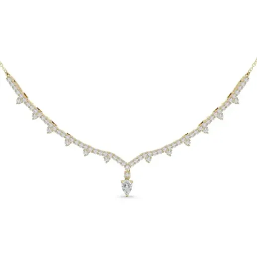 Collar Charms Red Carpet Perilla Oro Amarillo - Altas jóias