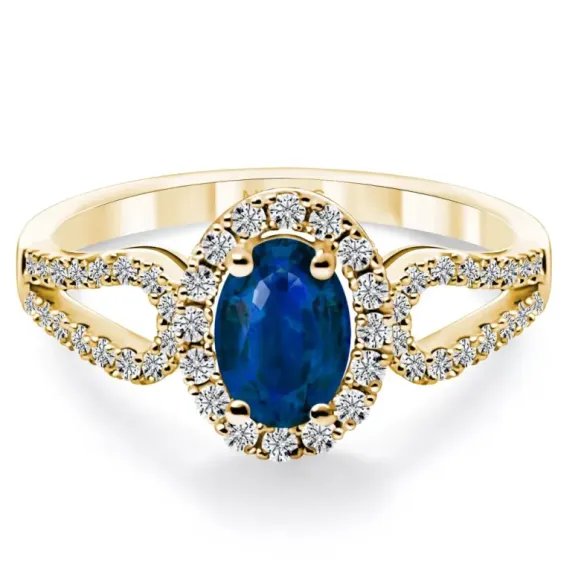 Sapphire Diamond Ring Royal Jewels - Sapphire rings