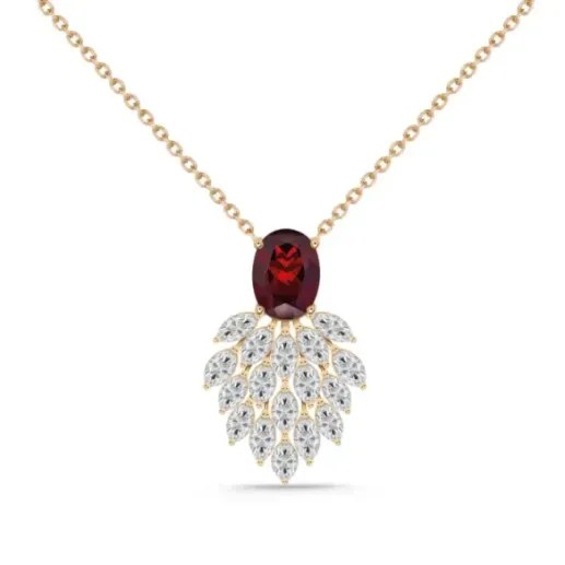 Colgante Rubí y Diamante Carnival