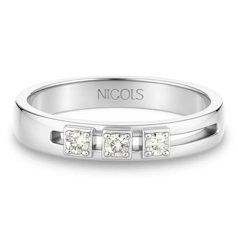 Anillo diamantes Spot Movibles Cuadrado - Brillant