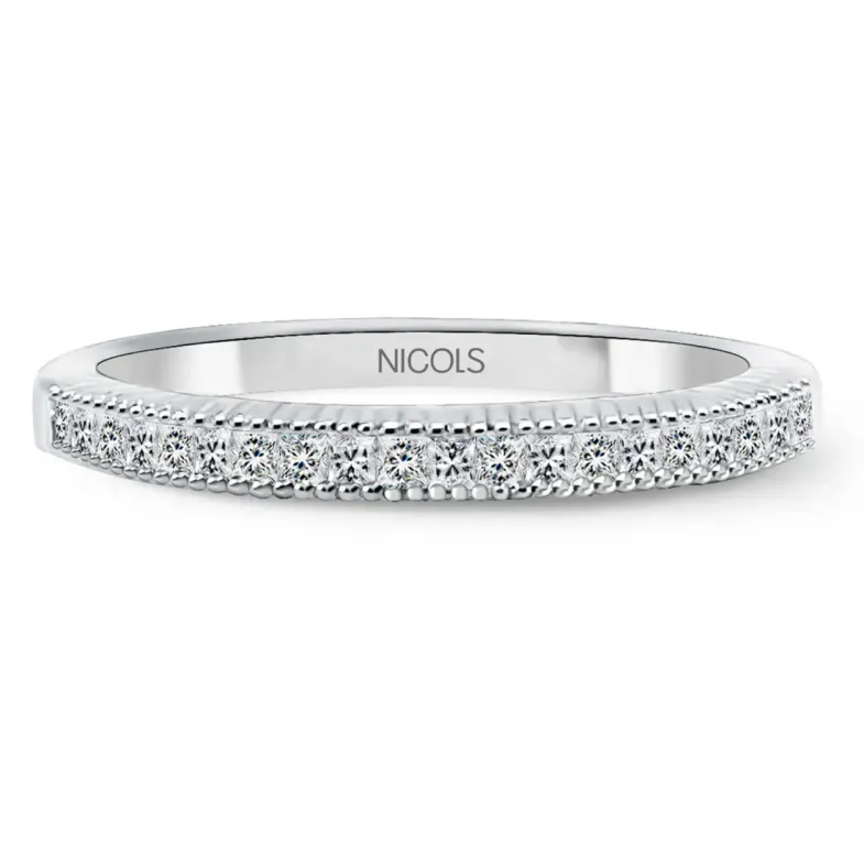 Anillo Alianza Princess 0.28 - Talla Princesa