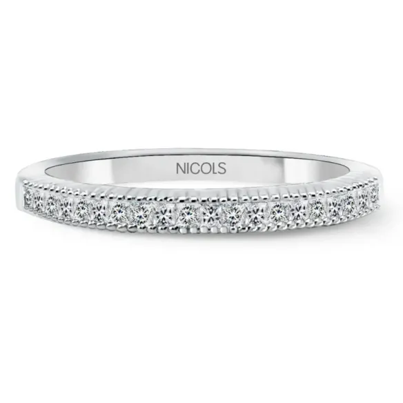 Anillo Alianza Princess 0.28 - Talla Princesa