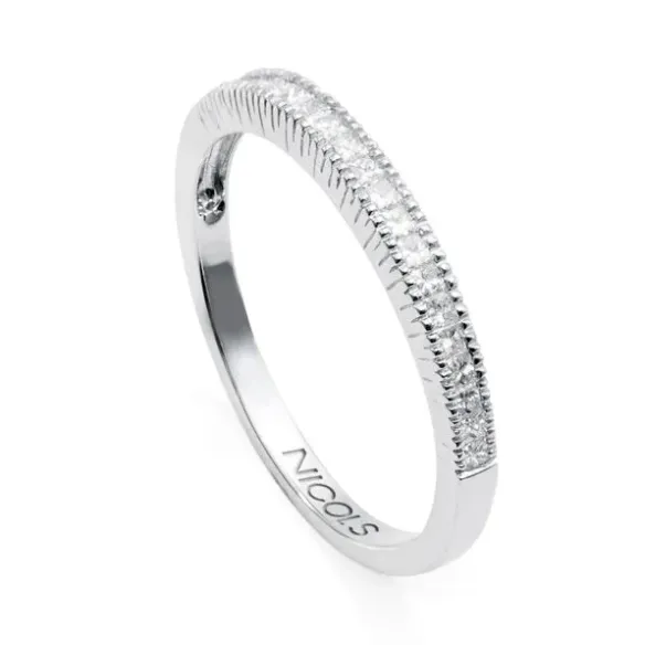 Anillo Alianza Princess 0.28 - Talla Princesa