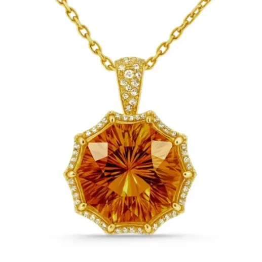 Collar Red Carpet Spider - Colgantes Otras Piedras de Colores