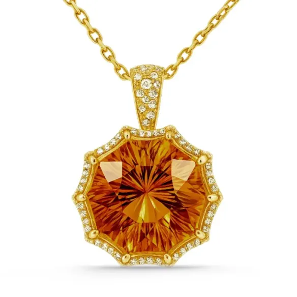 Collar Red Carpet Spider - Colgantes Otras Piedras de Colores