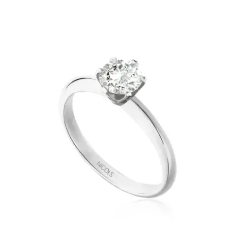 Anillo diamante 0,75 quilates en platino Charlotte solitario - Solitarios de Platino 2
