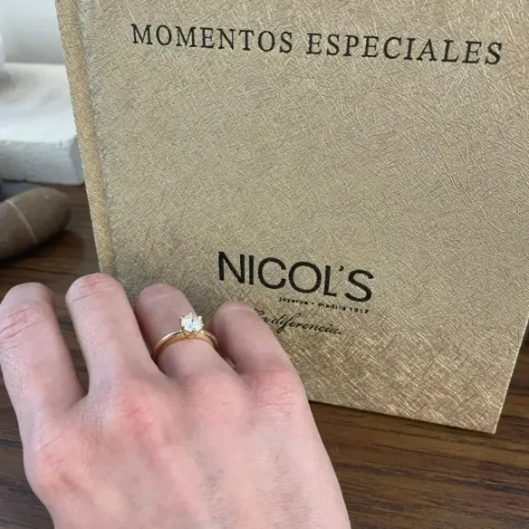 Anillo diamante 1,00 quilates en oro amarillo Charlotte solitario - Solitarios de Oro Amarillo