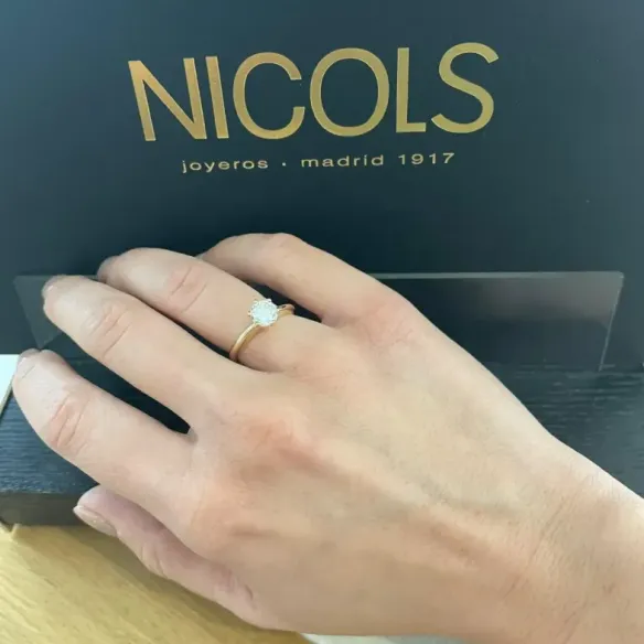 1.00 Carat Charlotte Yellow Gold Diamond Solitaire Ring - Lonely yellow gold