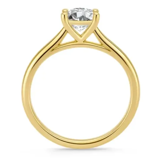 Anillo Diamante 1,00 Ct Nicole Oro Amarillo - Anillos Diamante 1 ct 2