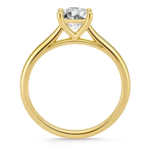 Anillo Diamante 1,00 Ct Nicole Oro Amarillo - Anillos Diamante 1 ct