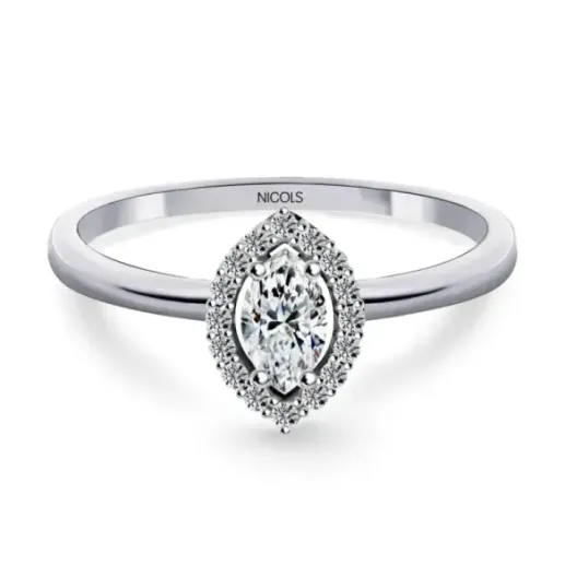 Anillo Diamantes Angie talla  Marquise 0.31 - Tailles marquise