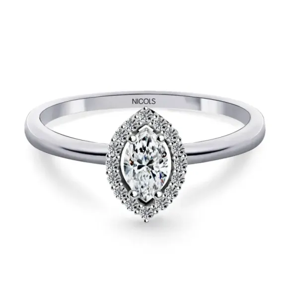 Angie Diamond Ring Marquise size 0.31 - Cut Marquise
