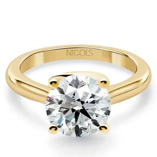 Anillo compromiso oro amarillo Megan con diamante de 1,50ct. - Anneaux de diamants 1 ct
