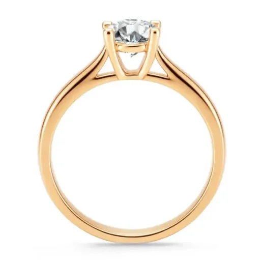 Anillo Solitario 3,00 ct Nancy oro rosa - Anillos Diamante mayor 2 ct 2