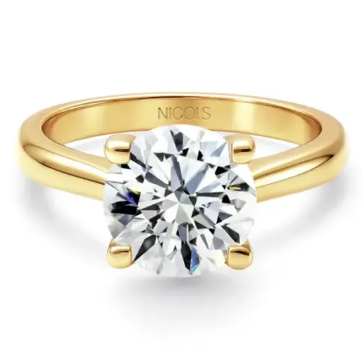Anillo Solitario 2,00 ct Nancy oro amarillo - Anillos Diamante mayor 2 ct