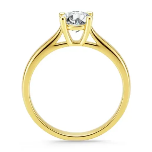 Anillo Solitario 2,00 ct Nancy oro amarillo - Anillos Diamante mayor 2 ct 2