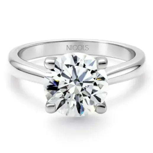Anillo Solitario 3,00 ct Nancy platino - Anillos Diamante mayor 2 ct