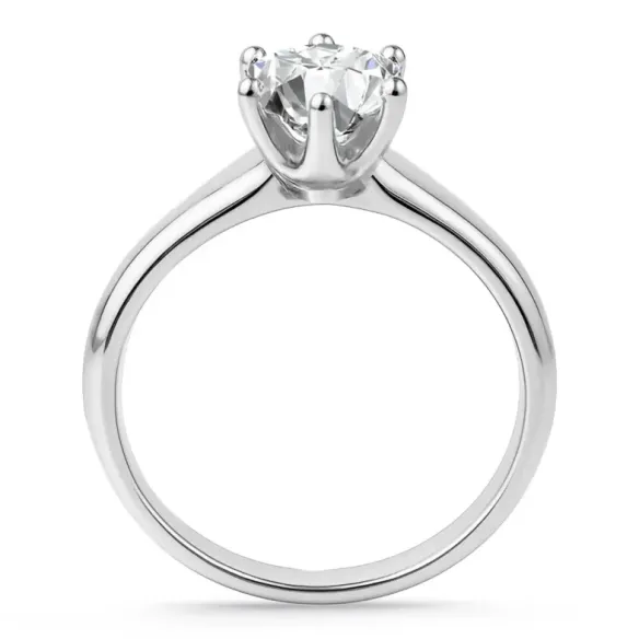 Anillo Solitario 1,50 ct Charlotte platino - Génial