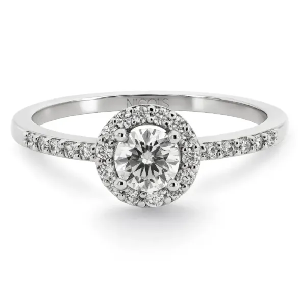 Carnation Diamond Solitaire Ring 0.30 - Brilliant Cut