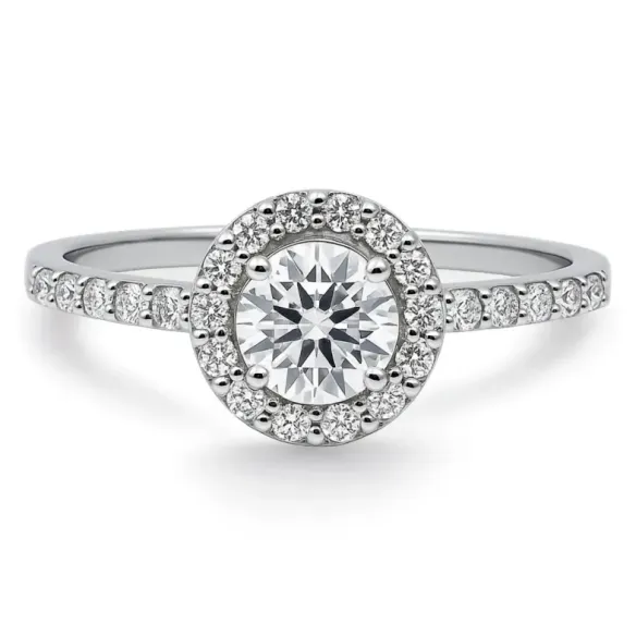 Clavell Diamond Solitaire Ring 0.40 - Brilliant Cut