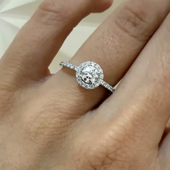Clavell Diamond Solitaire Ring 0.40 - Brilliant Cut